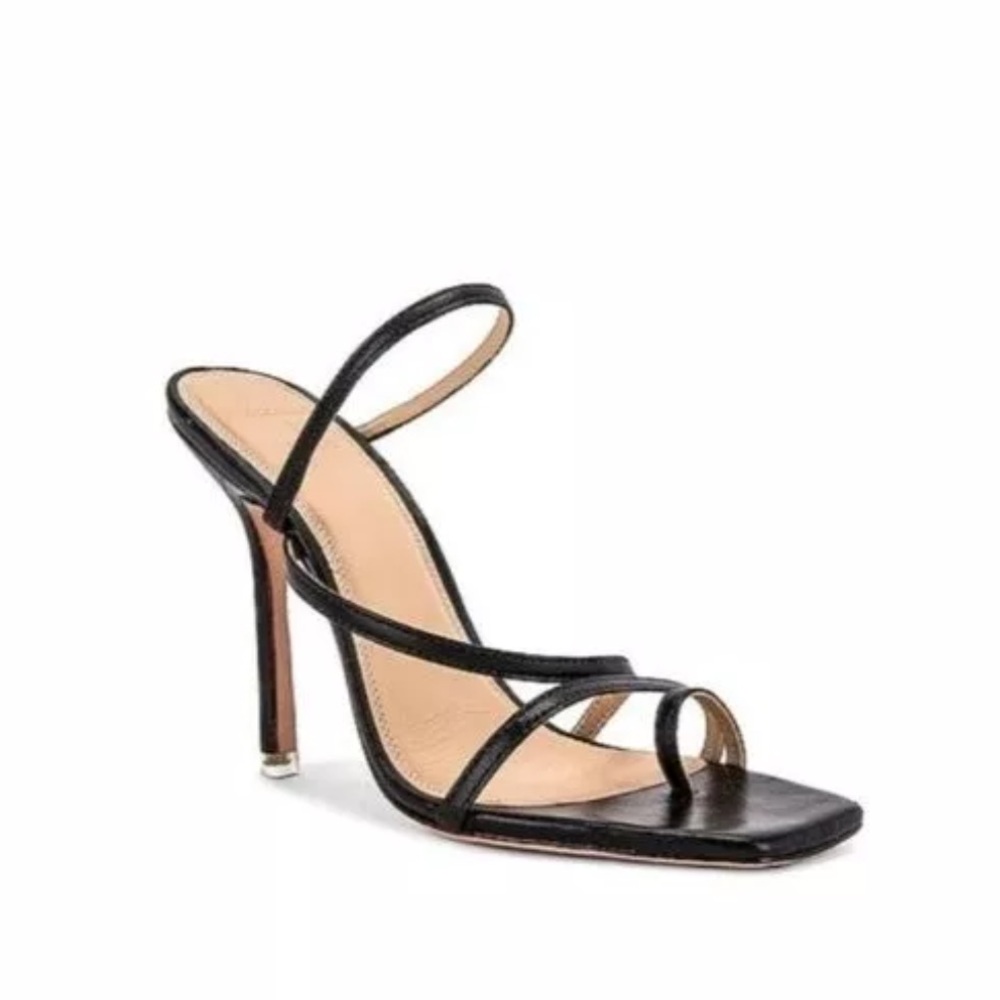 Black Suede Studio Cindy Sandal in Black
